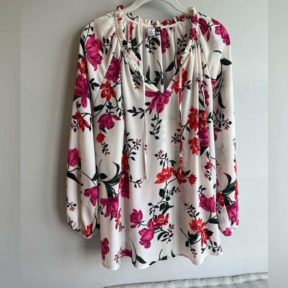 Old Navy Plus Size Floral Tunic Blouse